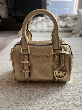 Michael Kors Metallic Gold Mini Satchel